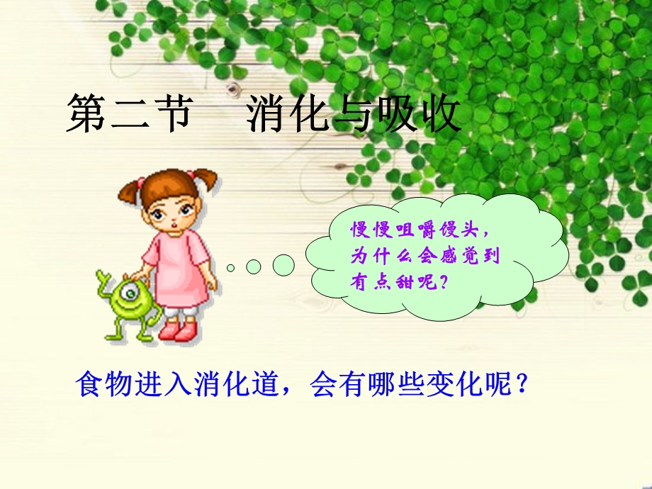 第二节消化与吸收 课件.ppt_第1页