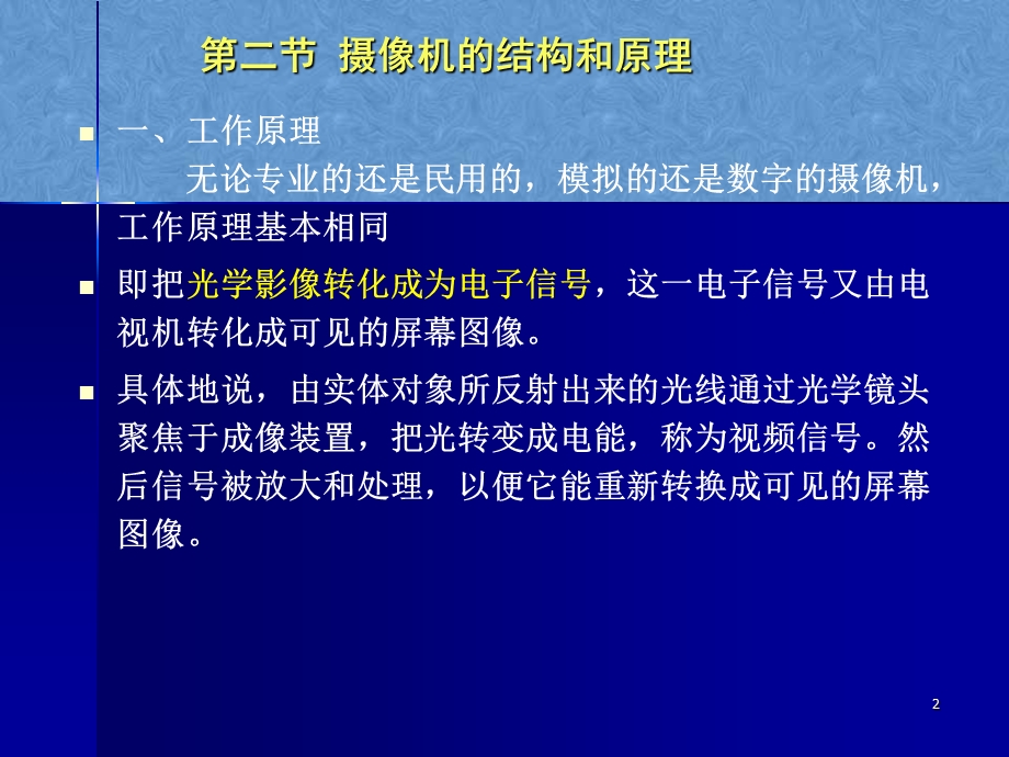 摄像机的结构和原理概要课件.ppt_第2页