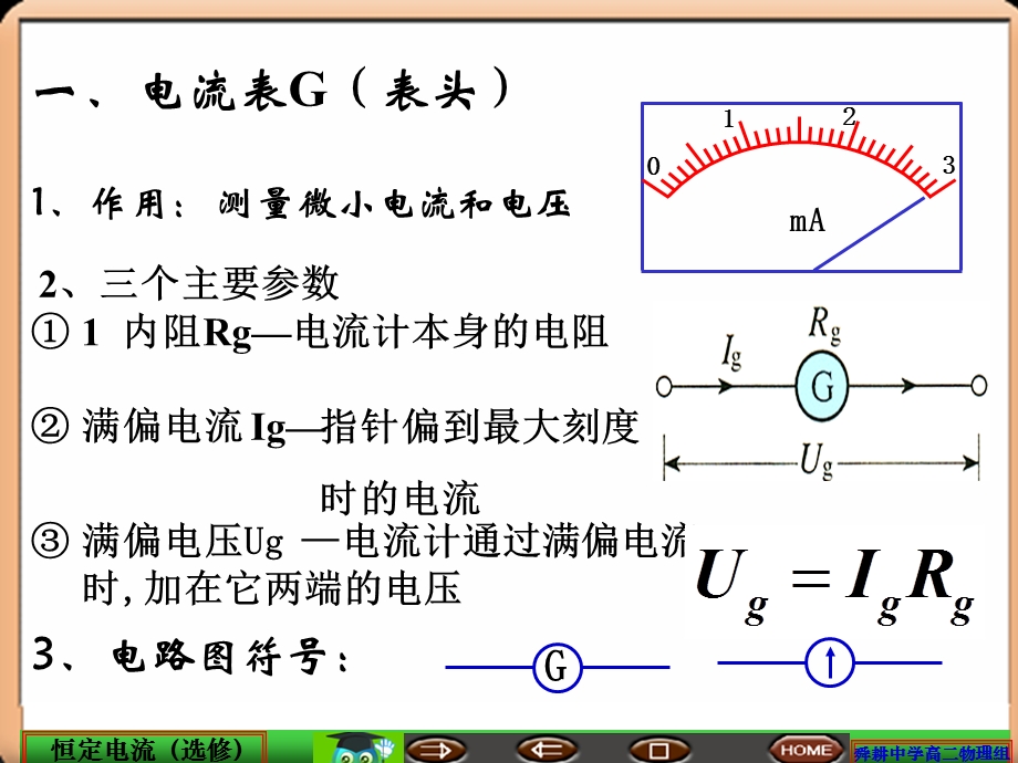 电流表和电压表的改装课件.ppt_第3页