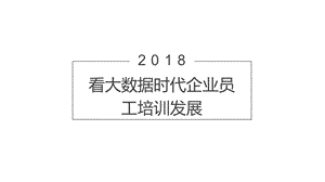 看大数据时代企业员工培训的发展课件.pptx