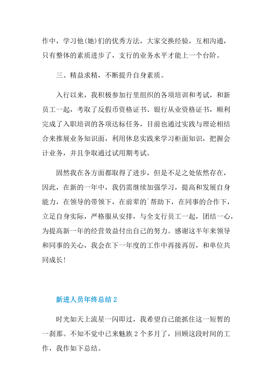 新进人员年终总结大全.doc_第2页