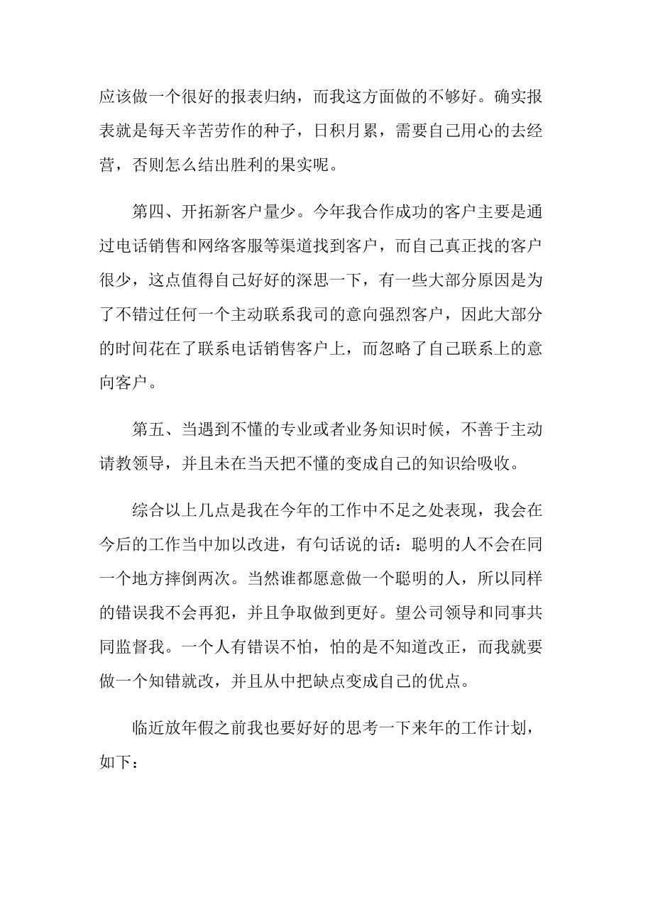 销售员年终总结讲话稿大全.doc_第2页