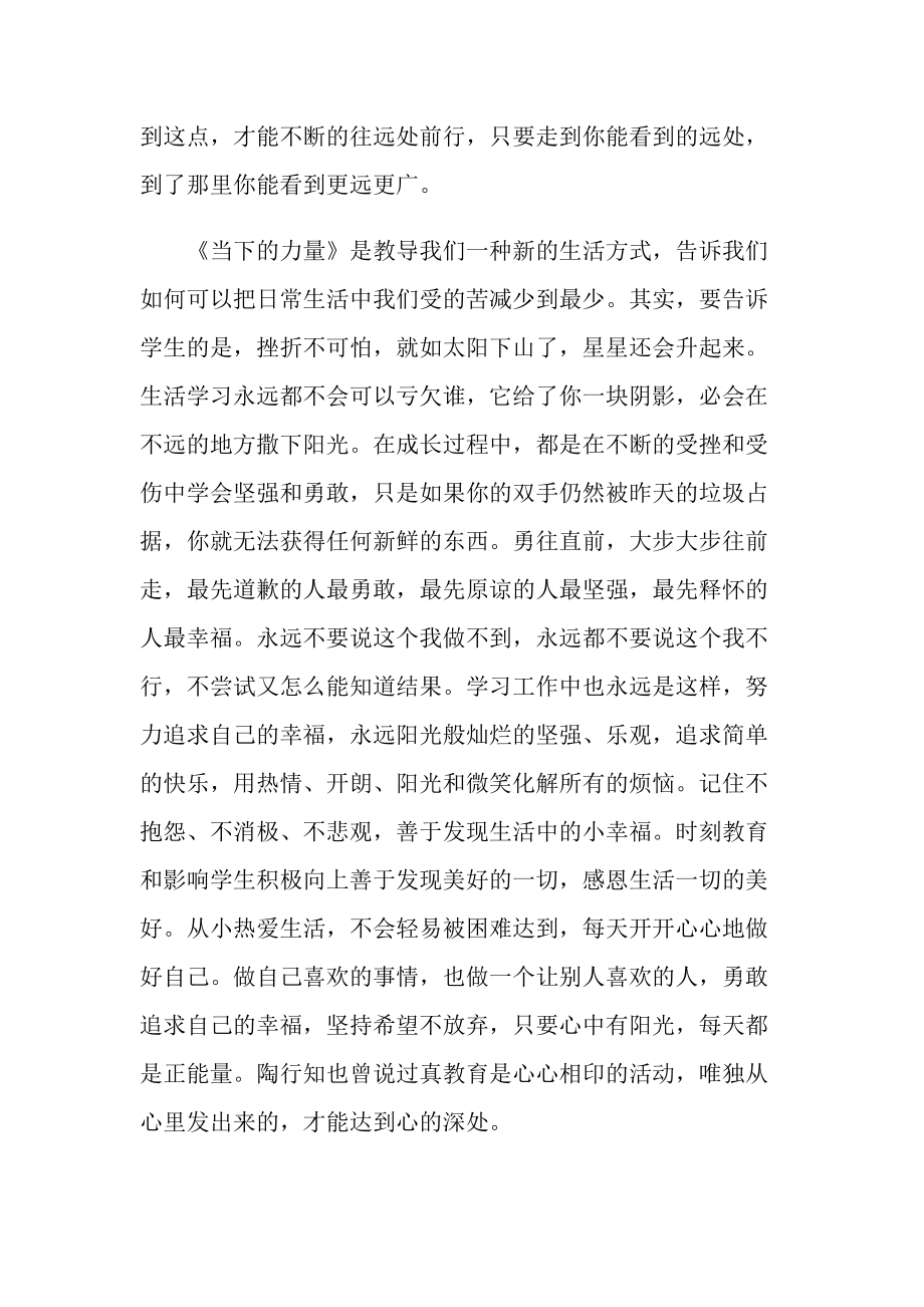 《当下的力量》读书笔记优秀书评.doc_第2页