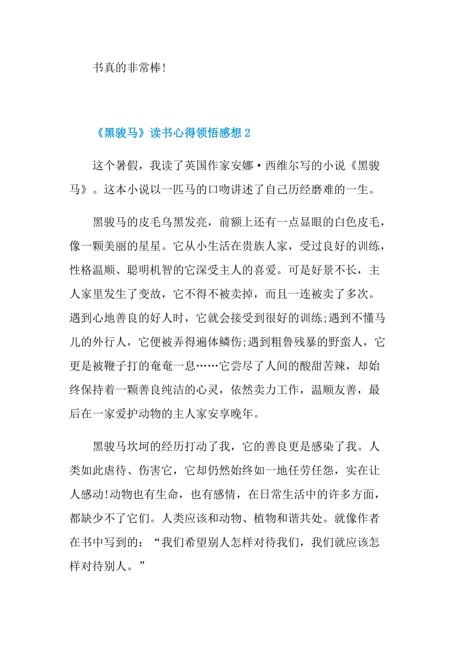 《黑骏马》读书心得领悟感想.doc_第2页