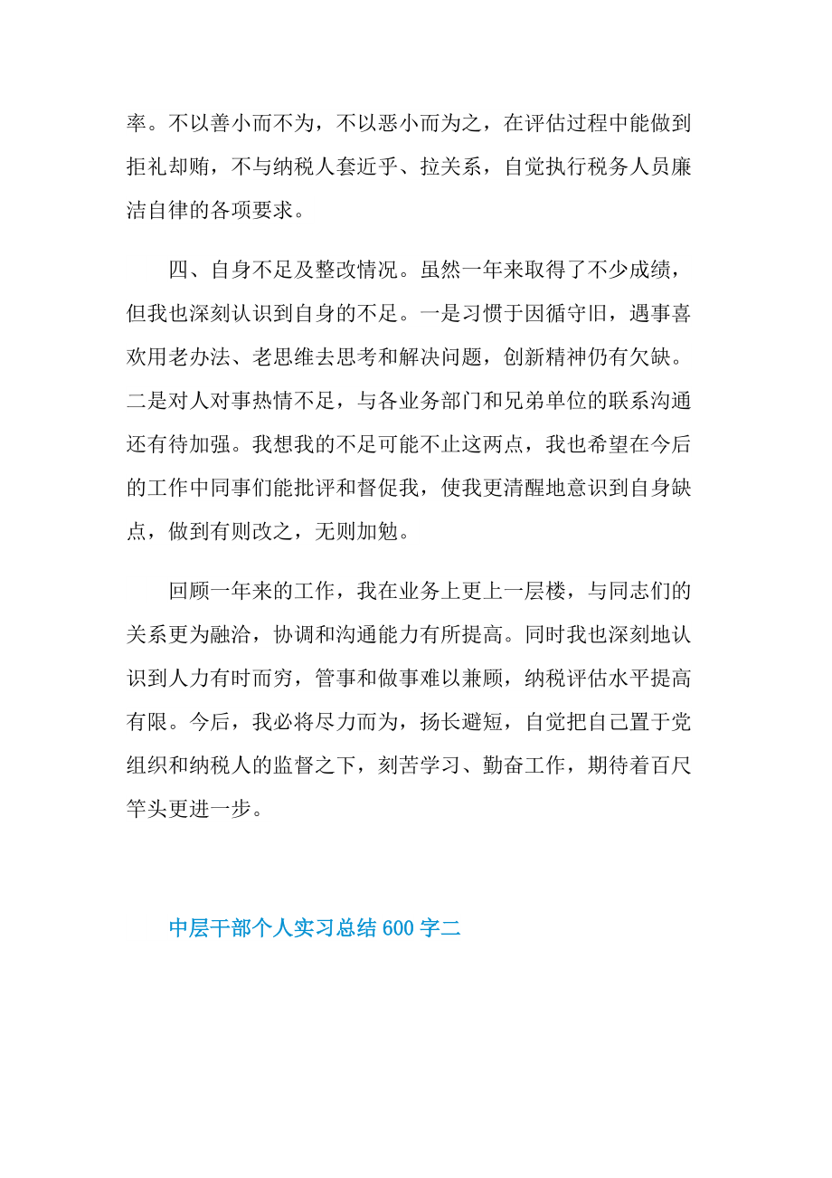 中层干部个人实习总结600字.doc_第3页