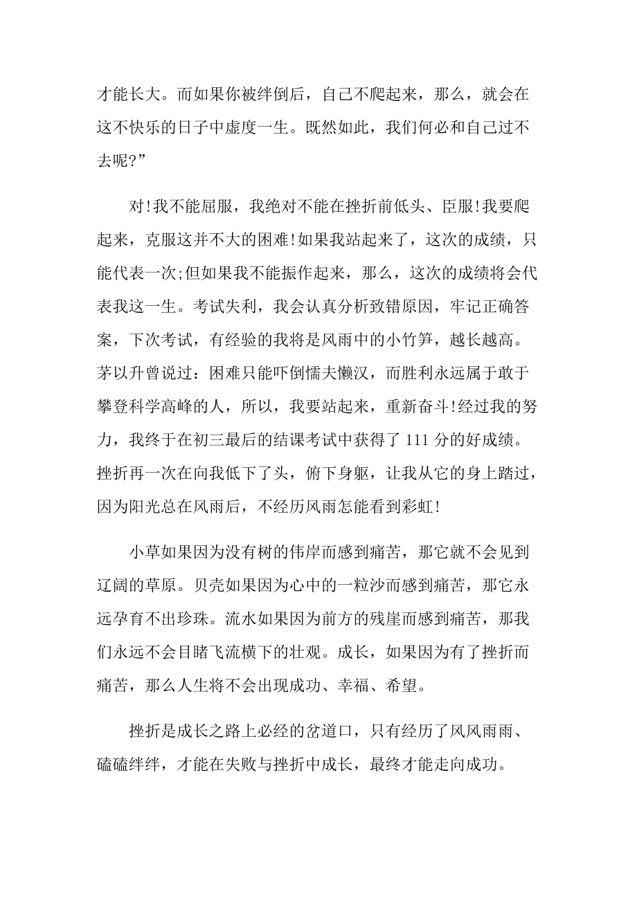 一个很励志的主题演讲300字10篇.doc_第3页