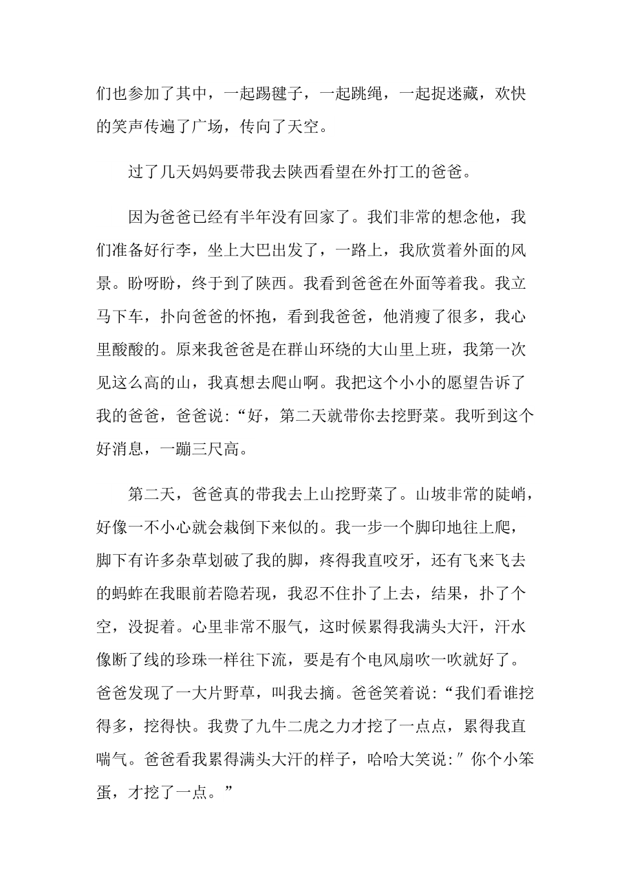 精彩的暑假生活八年级日记.doc_第3页