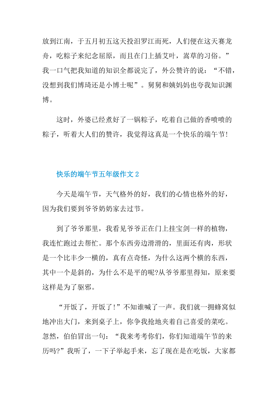 快乐的端午节五年级作文.doc_第2页