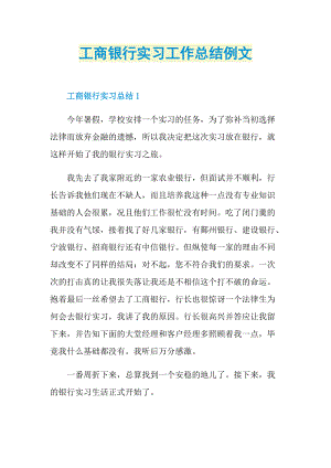 个人实习总结_工商银行实习工作总结例文.doc