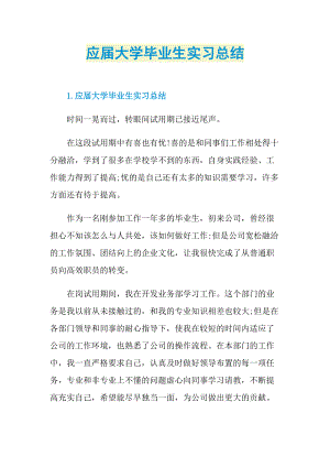 实习总结_应届大学毕业生实习总结.doc