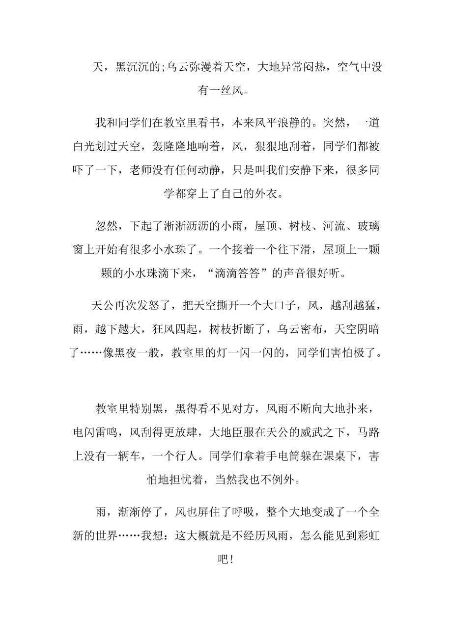 关于雷雨的日记300字10篇.doc_第2页