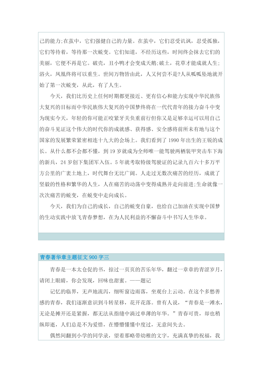 青春著华章主题征文900字七篇.doc_第3页