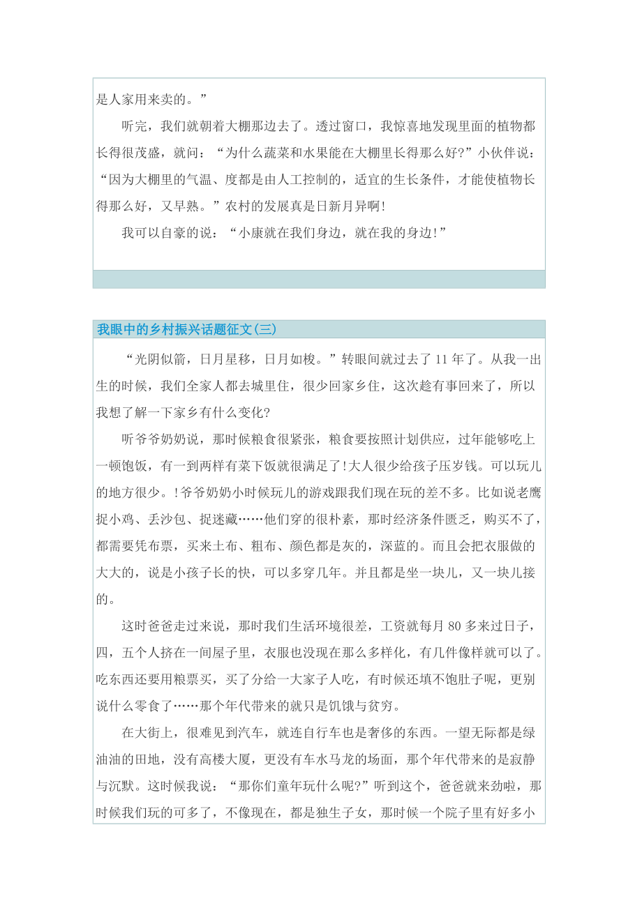 我眼中的乡村振兴话题征文.doc_第3页