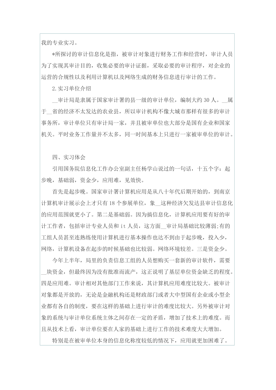 大学毕业实习报告审计.doc_第2页