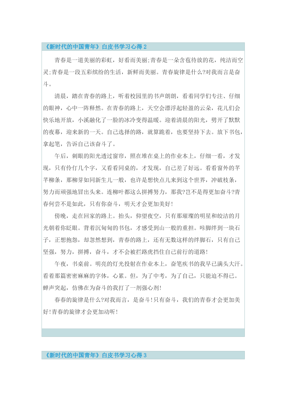 《新时代的中国青年》白皮书学习心得5篇.doc_第2页