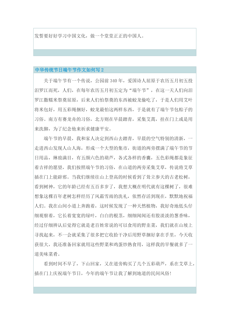 中华传统节日端午节作文如何写.doc_第2页