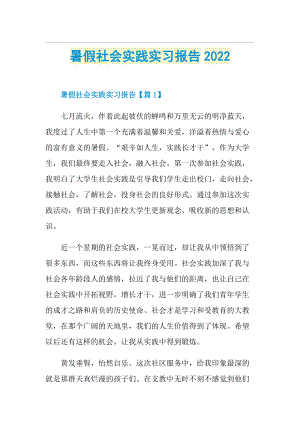 暑假社会实践实习报告2022.doc