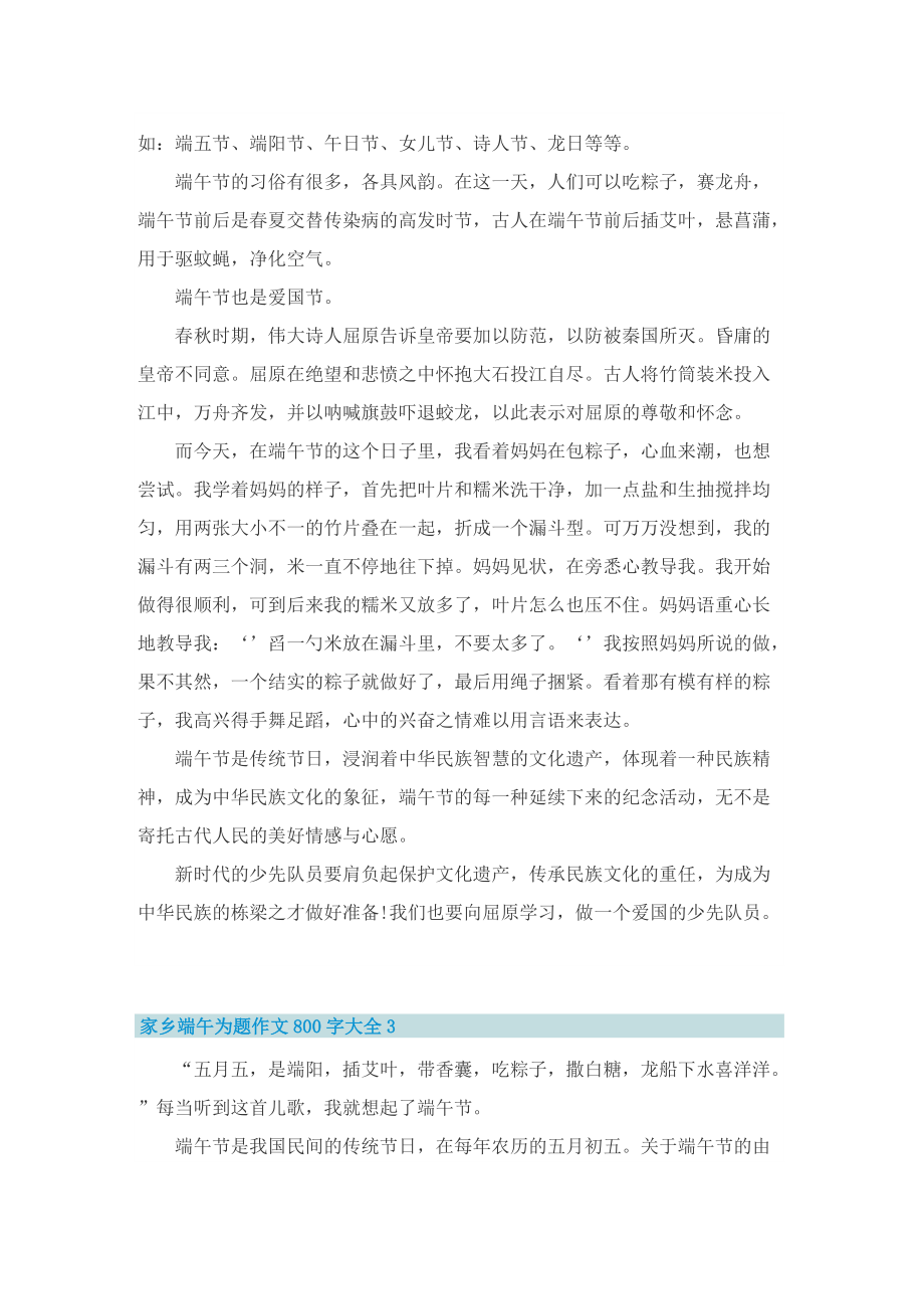 家乡端午为题作文800字大全.doc_第2页