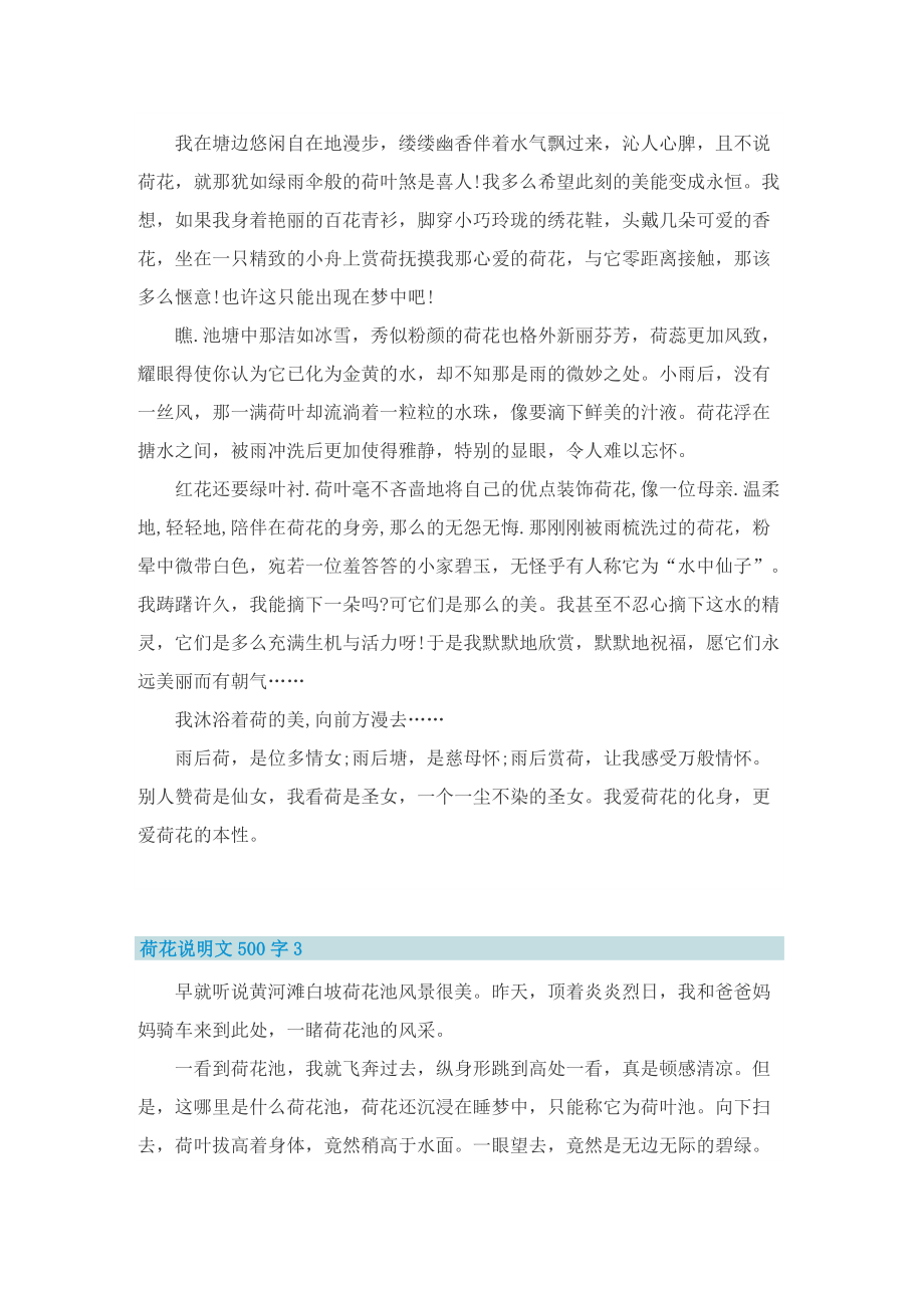 荷花说明文500字.doc_第2页