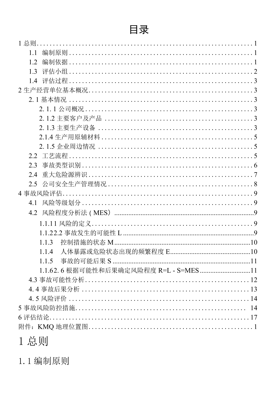 xx公司生产安全事故风险评估报告范文汇编.docx_第2页