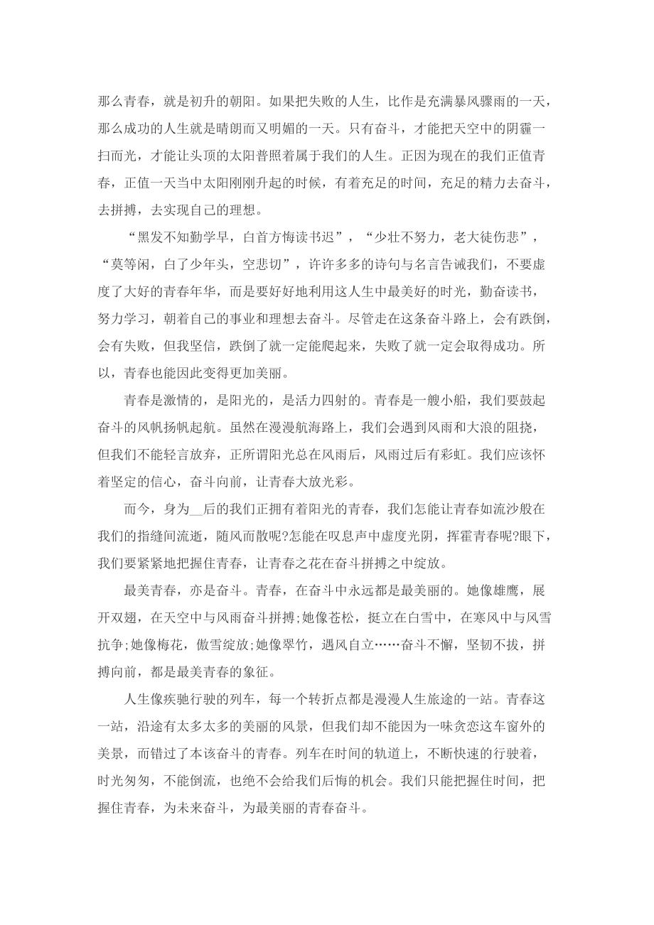 拼搏奋斗精神演讲稿700字范文.doc_第3页