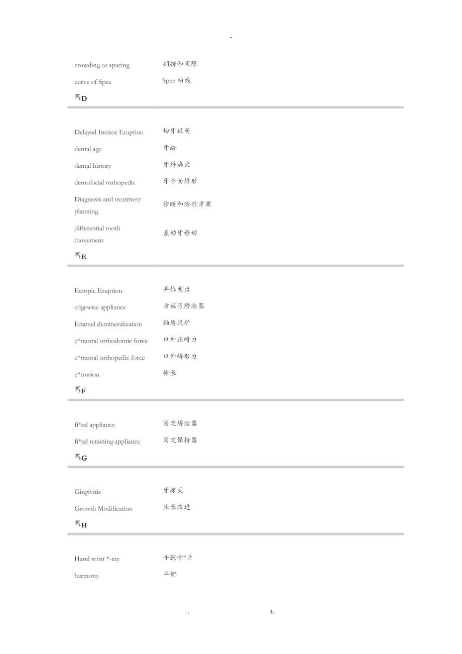 口腔正畸学词汇.doc_第3页