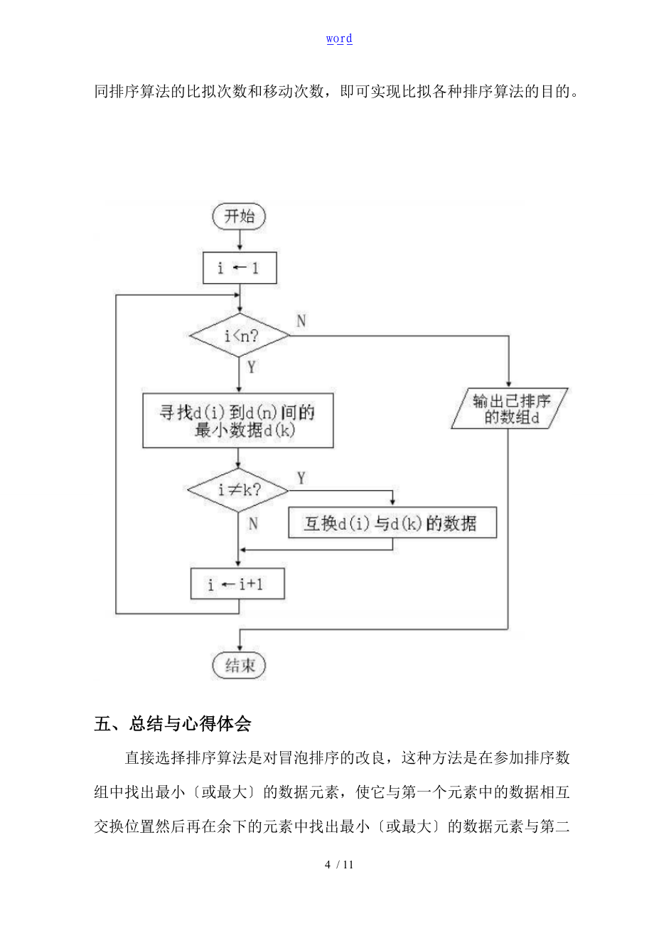 各种排序算法时间性能的比较.doc_第2页