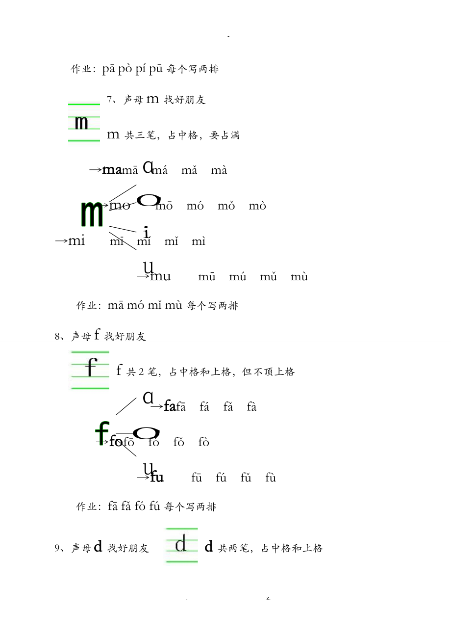 大班汉语拼音教学.doc_第3页