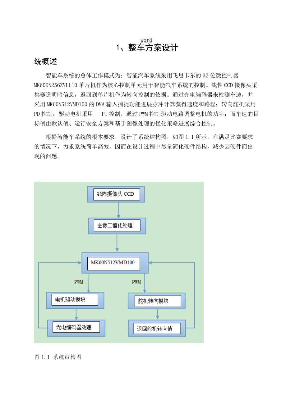 汽服1103-李洋洋-飞思卡尔智能汽车方案设计.doc_第3页