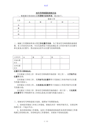 双代号网络图的绘制方法.doc