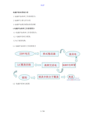 电磁炉原理分析报告与讲解多图基础教程.doc