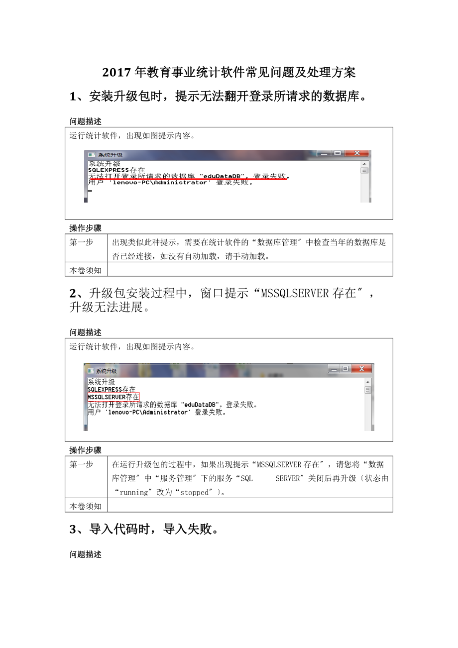 _学报表常见问题和处理方案总结.doc_第1页