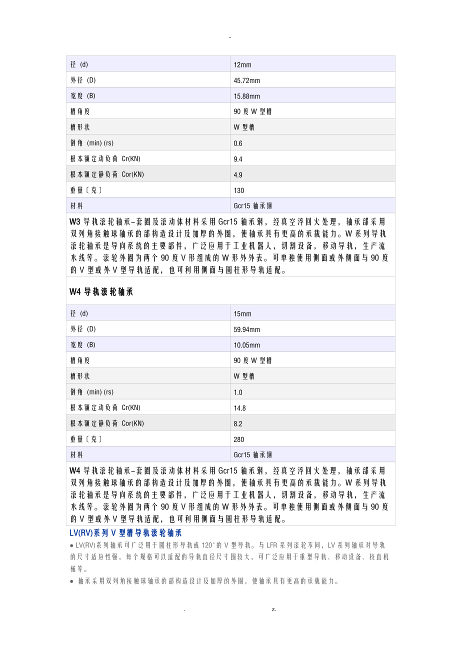 LVRV系列V型槽导轨滚轮轴承.doc_第2页