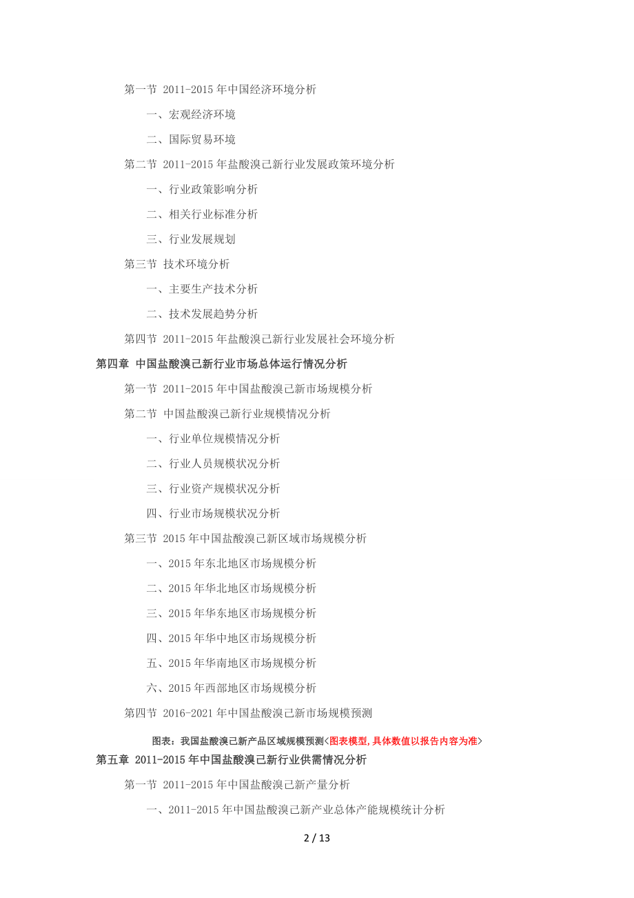 -2021盐酸溴己新行业深度调查及发展前景研究报告.doc_第2页