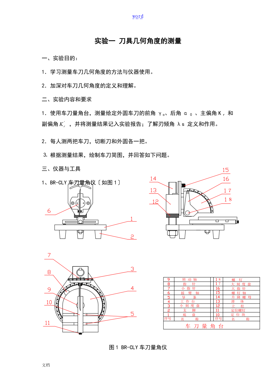 实验一_刀具几何角度地测量.doc_第1页