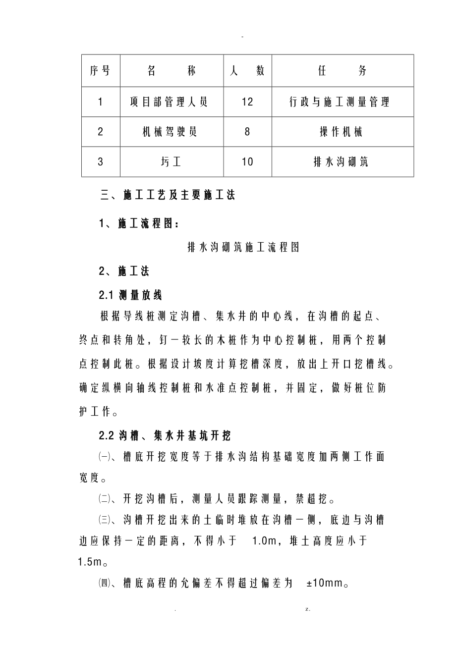 场地内临时排水沟施工组织设计.doc_第2页