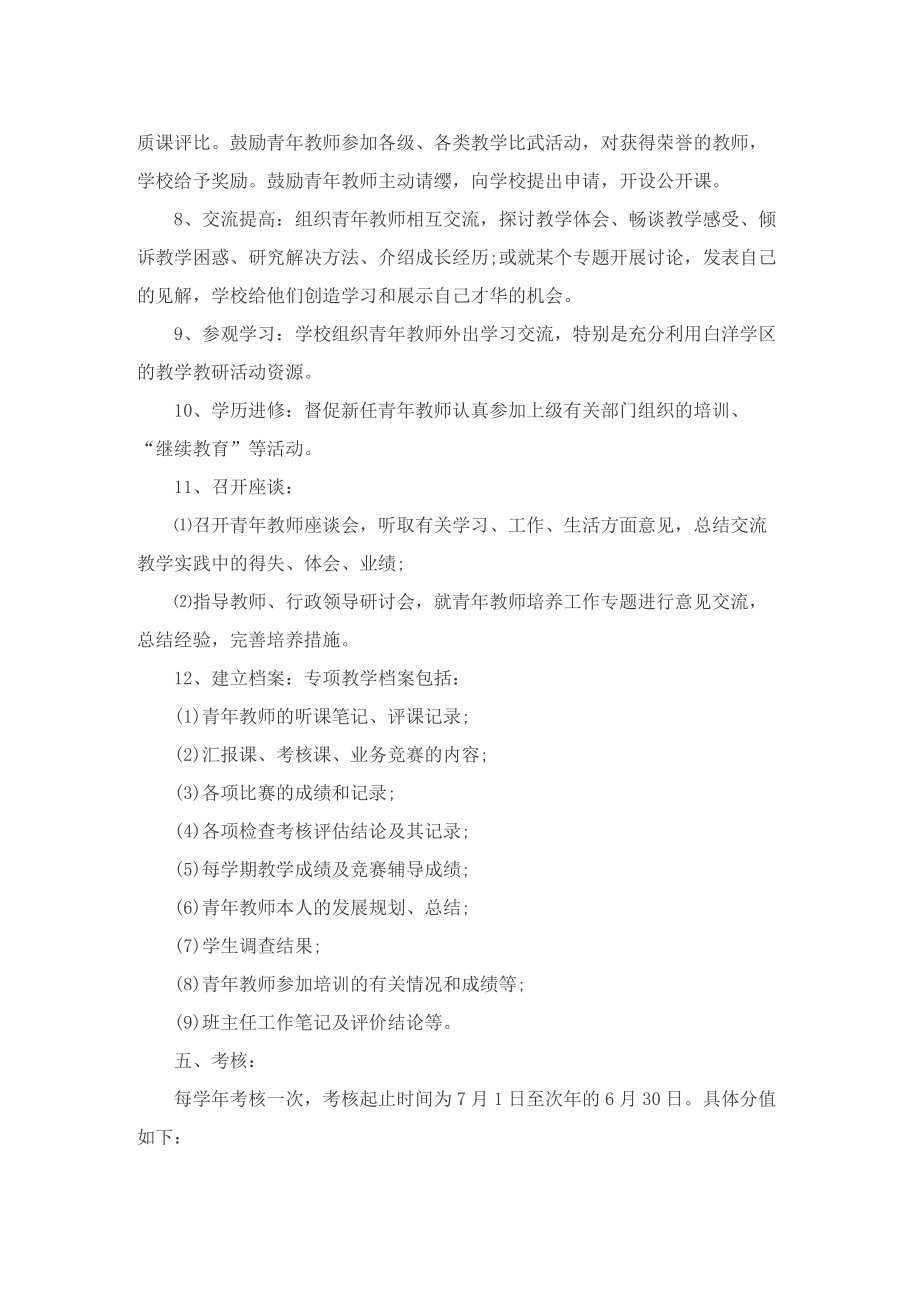 学校青年教师培养计划.doc_第3页