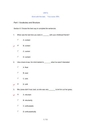 新标准大学英语综合教程3unit_test答案解析unit.doc