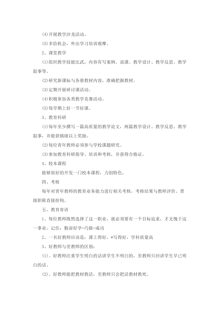 青年教师的能力培养计划.doc_第2页