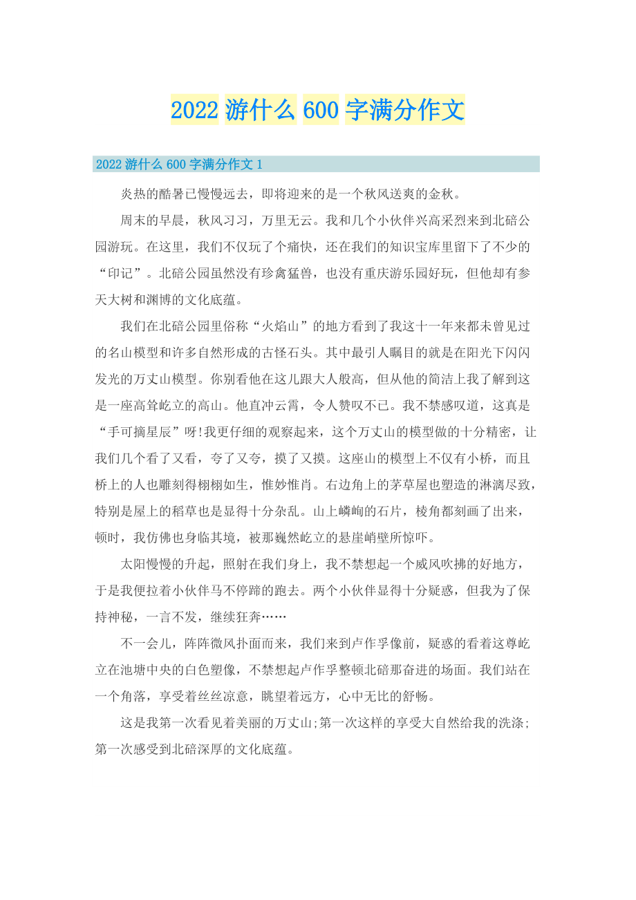 2022游什么600字满分作文.doc_第1页