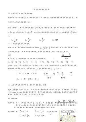 静电场典型例题集锦打印版.doc