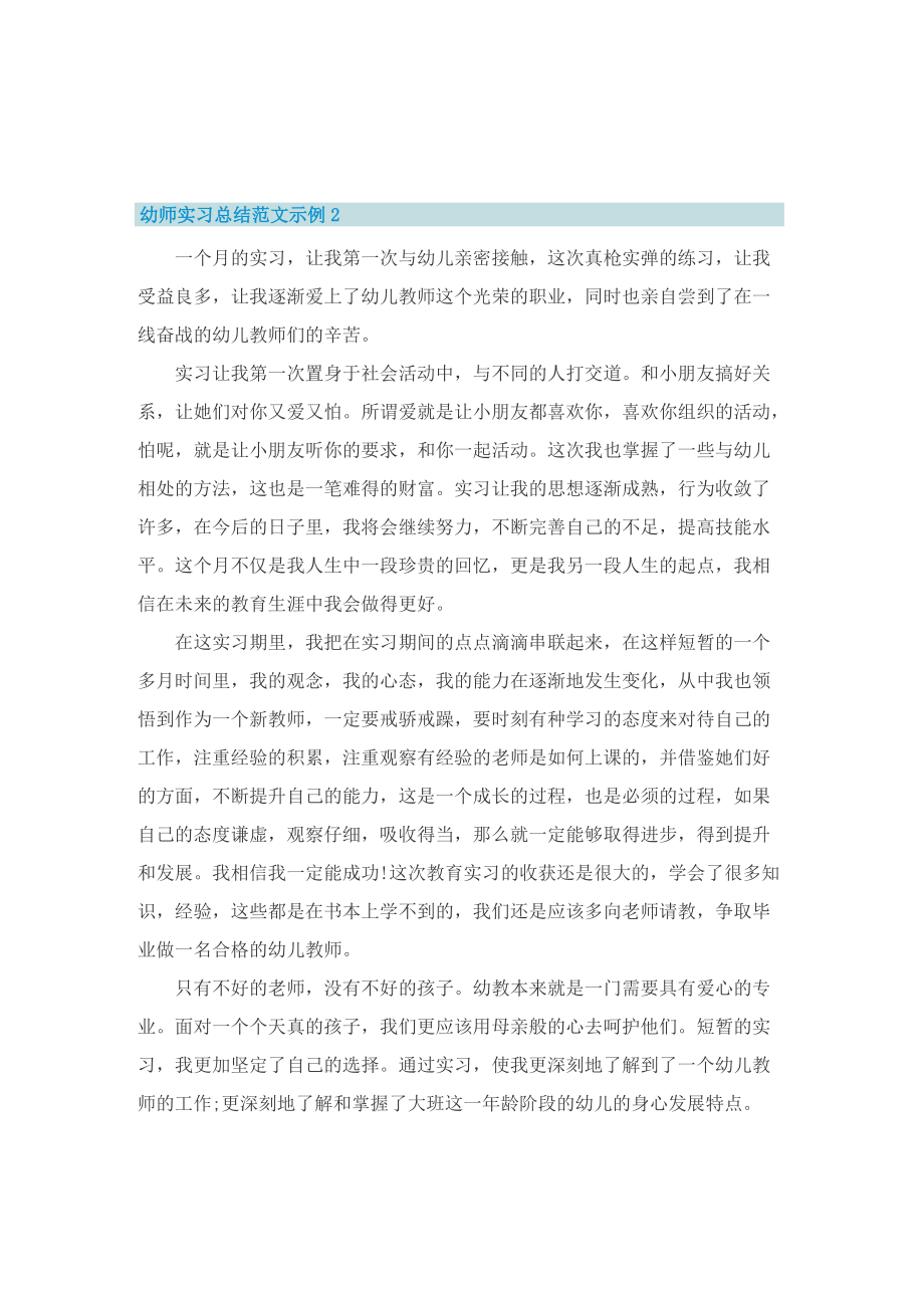 幼师实习总结范文示例.doc_第2页