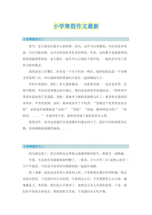 小学寒假作文最新.doc