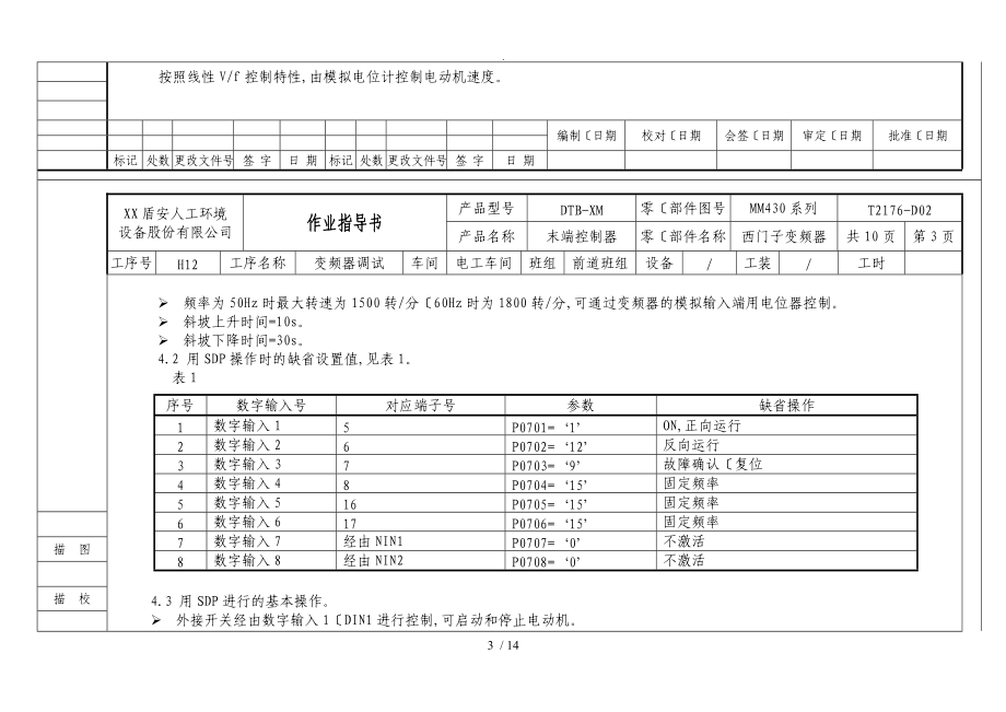 变频器西门子MM430系列调试作业指导书模板.doc_第3页