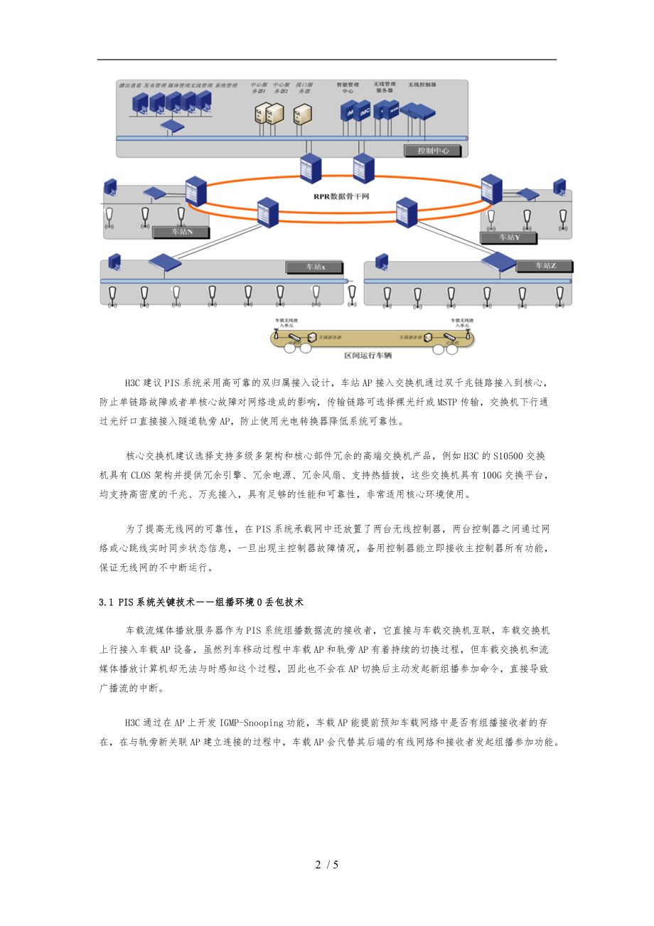 H3C地铁PIS系统解决方案0430.doc_第2页