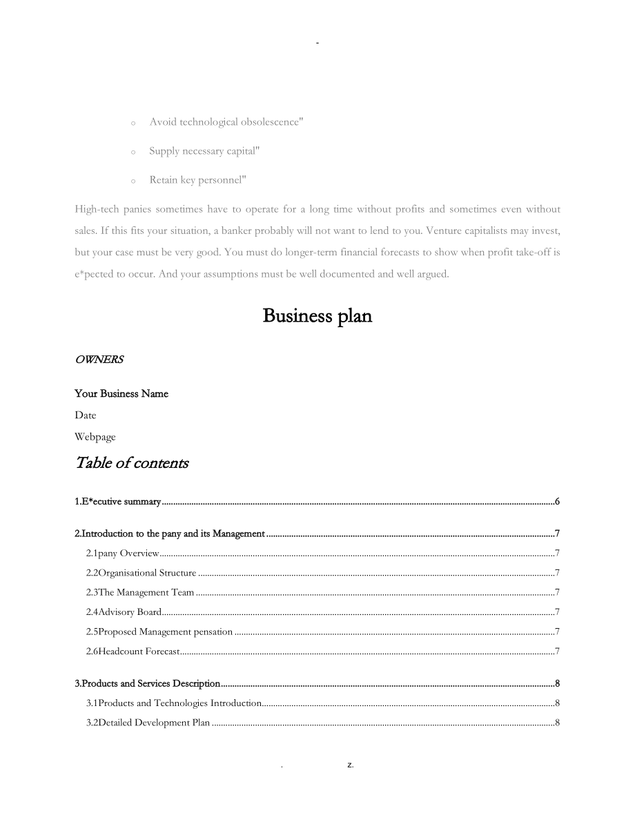 Business-plan-template全英商业实施计划书模板.doc_第3页