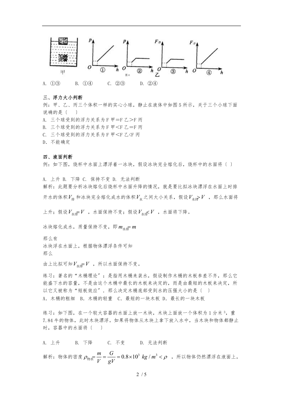 浮力考点及常见题型.doc_第2页