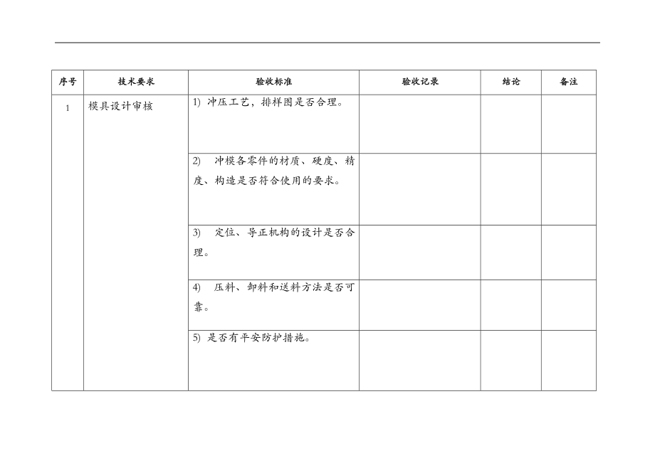 32-3模具验收技术要求清单.doc_第1页