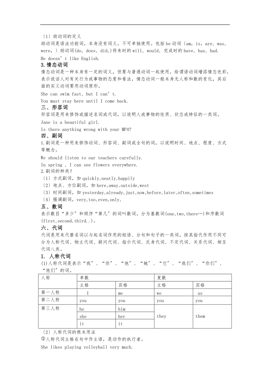 初中英语语法基础知识编写版.doc_第2页