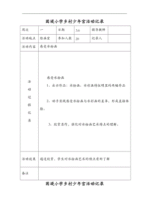 绘画活动记录文本.doc